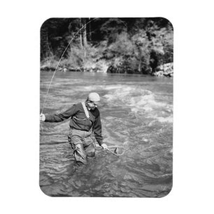 Man Fishing Magnet