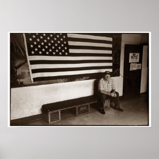 Man Flag Poster