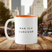 Man Flu Survivor Funny Gag Gift for him