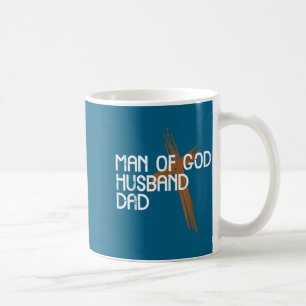 Man God Husband Dad Jesus Design Coffee Mug