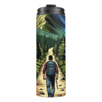 Man Hiking the Trails