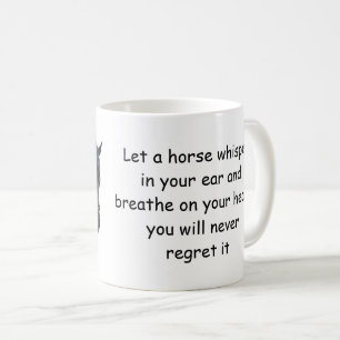Man Holding Horse Light Coffee Mug