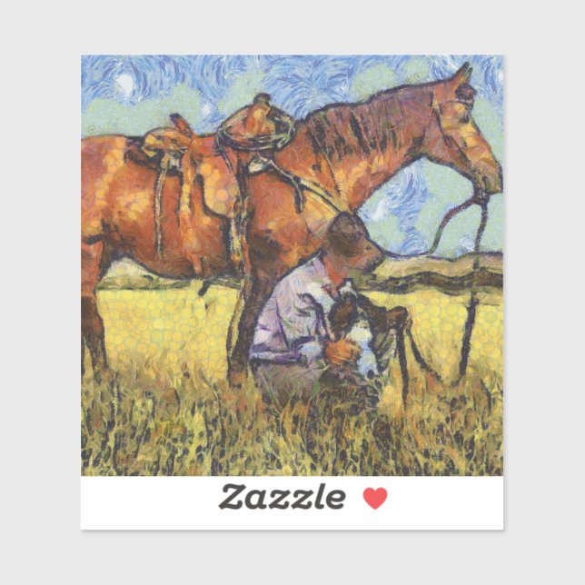 Man, horse and dog (Sheet)