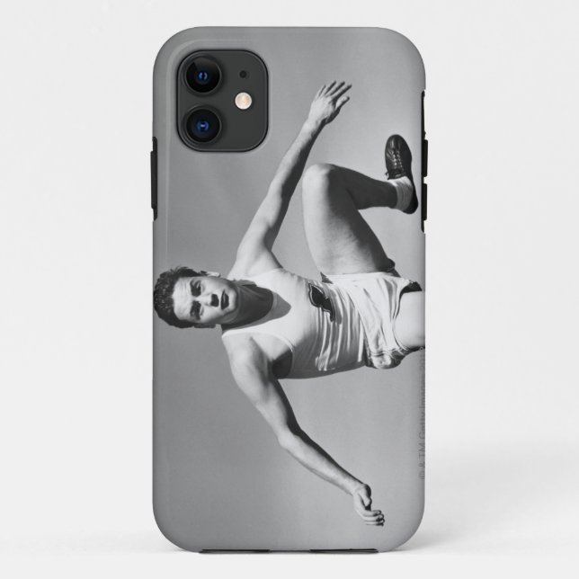 Man Hurdling Case-Mate iPhone Case (Back)