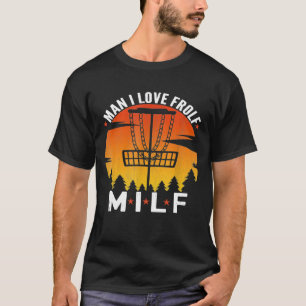 Man I Love Frolf Retro Disc Golf Ultimate Frisbee T-Shirt