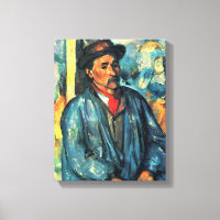 Man in a Blue Smock - Paul Cezanne - c1896