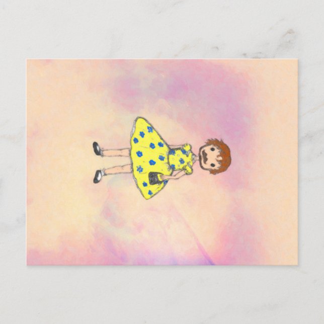 Man in Fancy Dress  Postcard (Front)