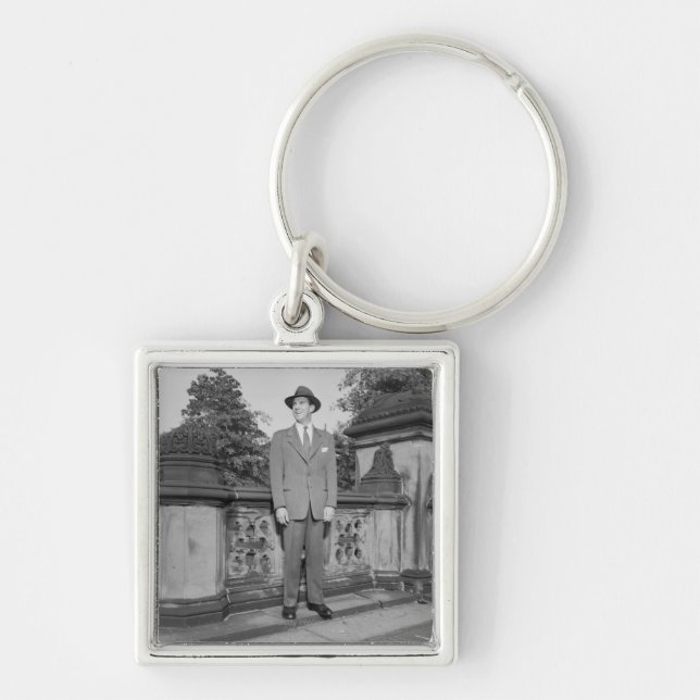 Man in Hat Keychain (Front)