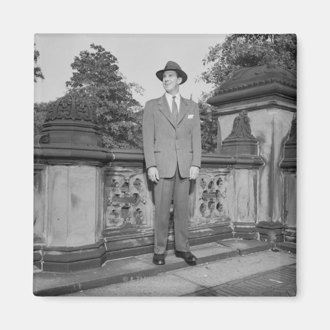 Man in Hat Magnet (Front)