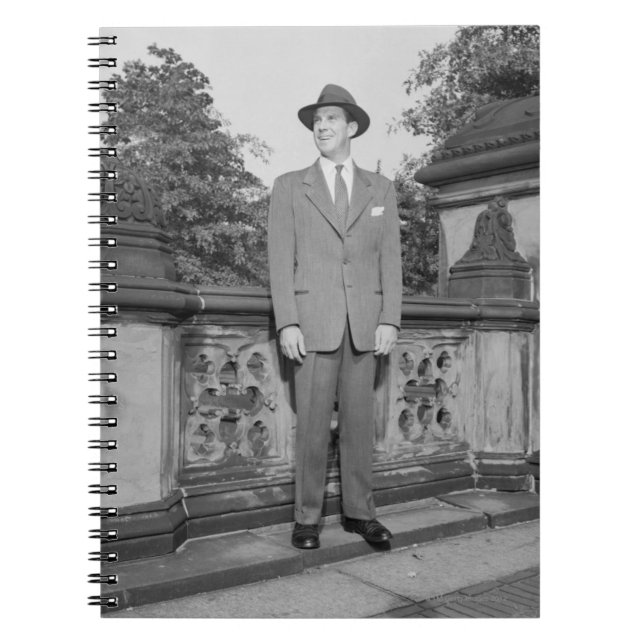 Man in Hat Notebook (Front)