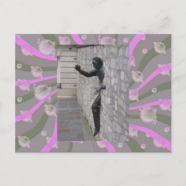 Man in Paris Postcard (Front)