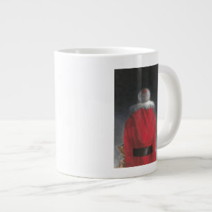 Man in Red Coat Large Coffee Mug