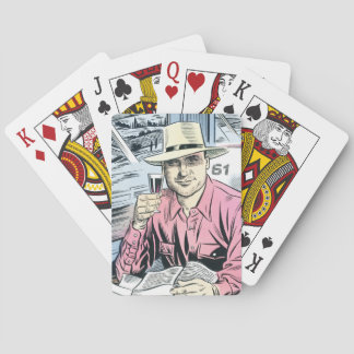 Man in Seat 61 playing cards