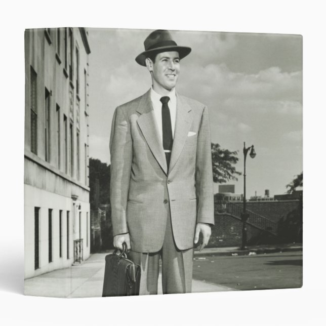 Man in Suit Binder (Front/Spine)