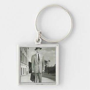 Man in Suit Keychain