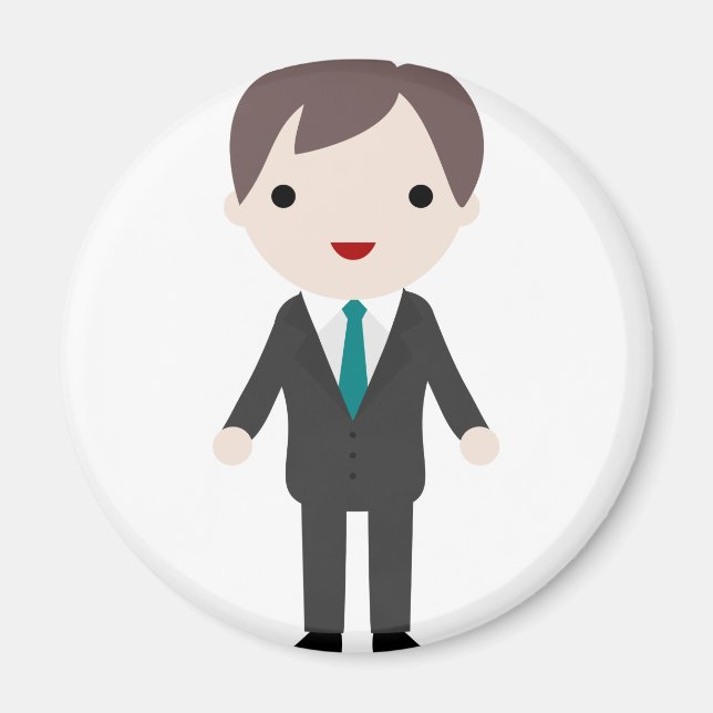 Man in Suit Magnet (Front)