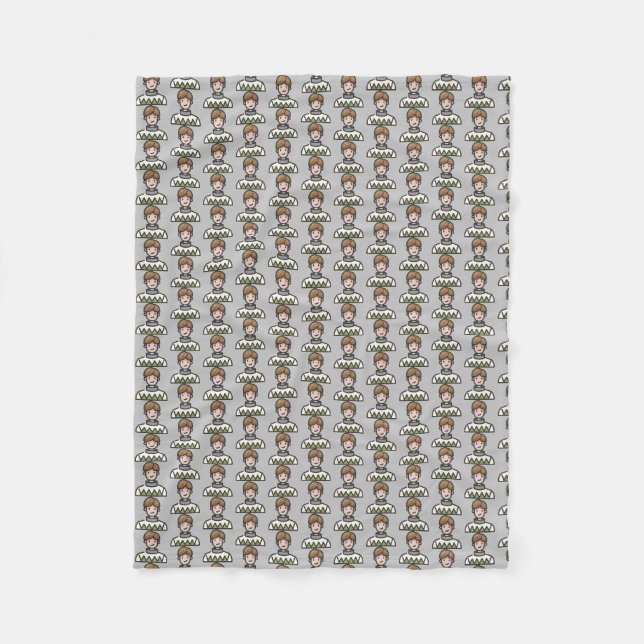 man in sweater fleece blanket (Front)