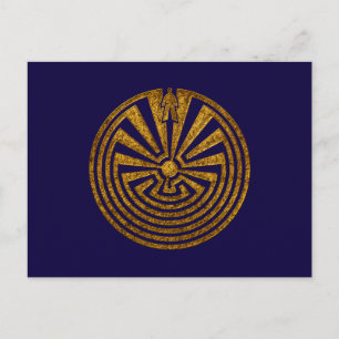 Man in the Maze, Journey through life, I'itoi, Postcard