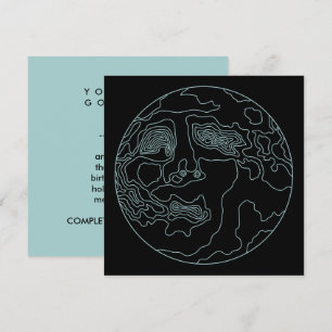 man in the moon invitation