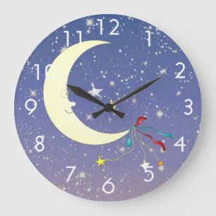 Man in the Moon Large Clock