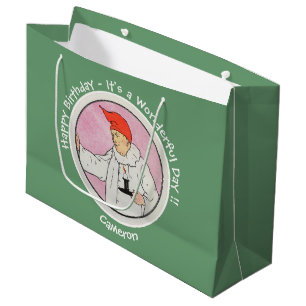 Man in the Moon Mother Goose Birthday Party Items Large Gift Bag