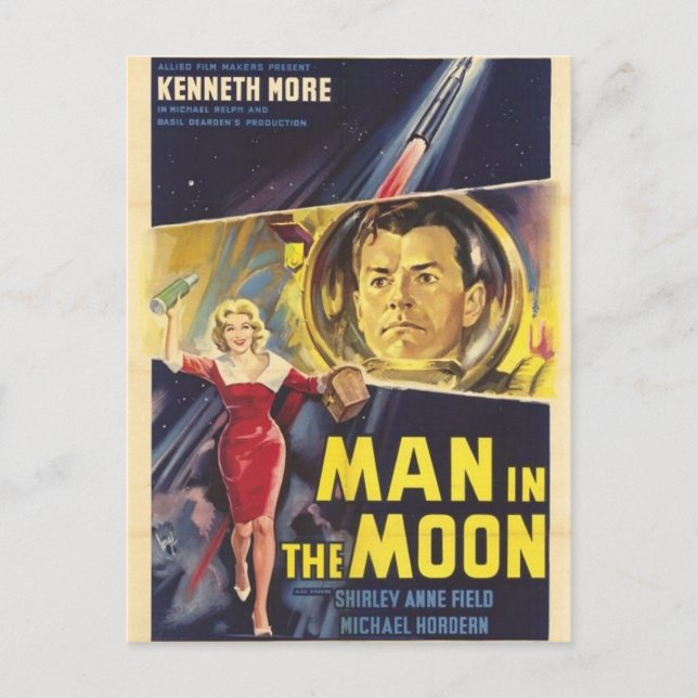 Man in the Moon Postcard (Front)