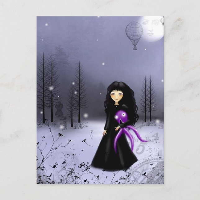 man in the moon postcard (Front)