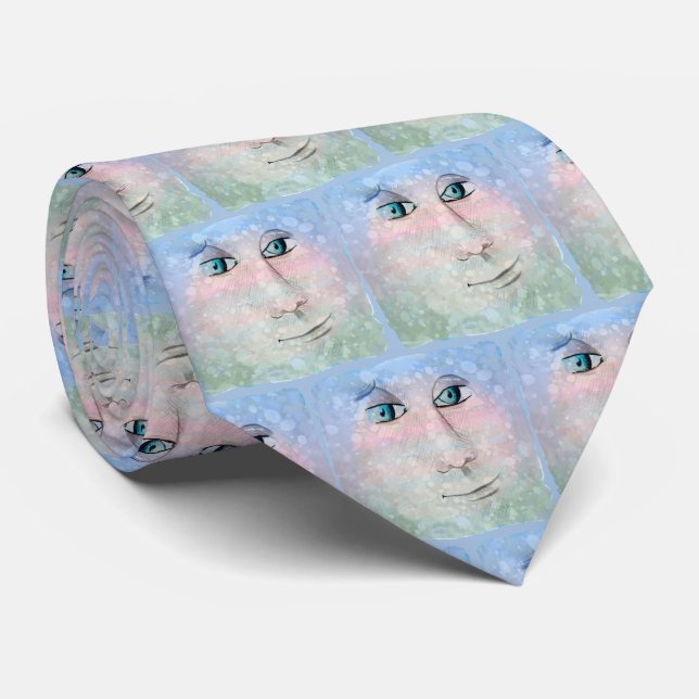 Man in the Moon Tie (Rolled)