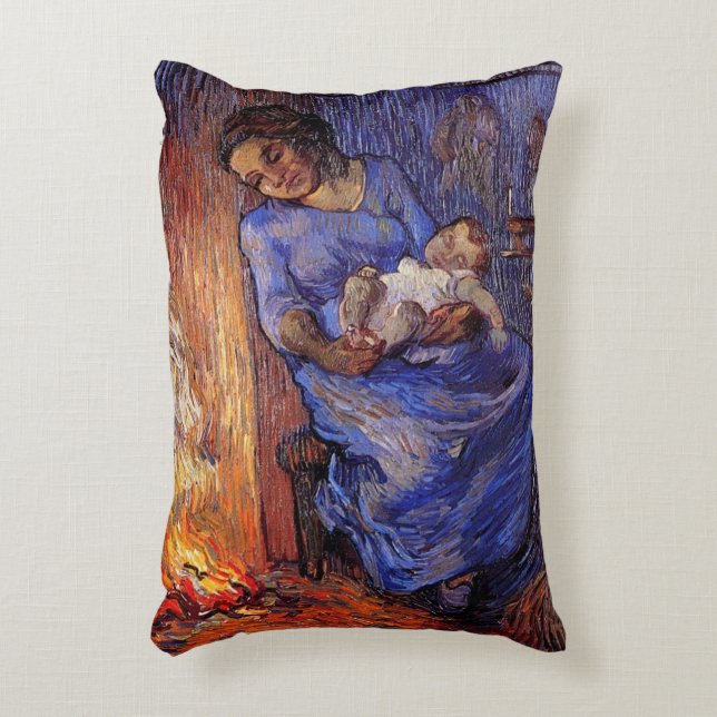 Man is at Sea by Vincent van Gogh Accent Pillow (Front(Vertical))