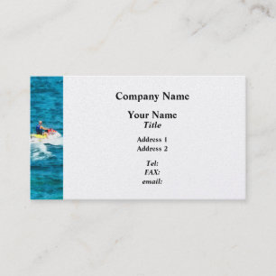 Man Jet Skiing - Platinum Business Card