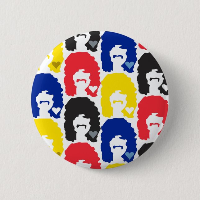 Man Loves 2 Inch Round Button (Front)