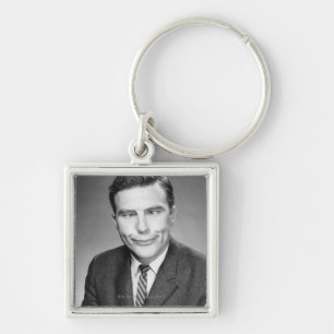 Man Making Face Keychain