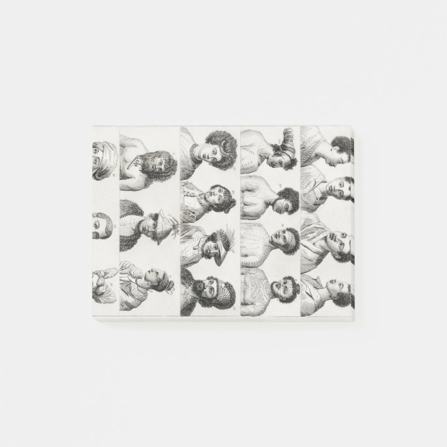 man, marvel, avengers, iron man, portrait post-it notes (Front)