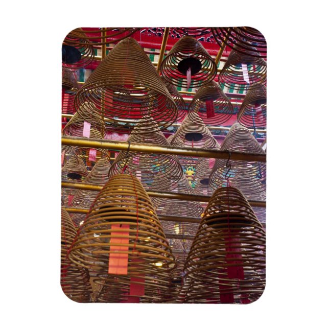 Man Mo Buddhist Temple of Hong Kong Magnet (Vertical)