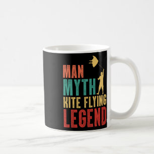 Man Myth Kite Flying Legend Kite Climbing Stunt Ki Coffee Mug