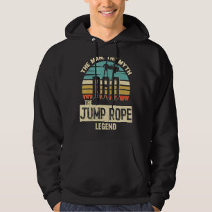 Man Myth Legend Dad jump rope Amazing Jump Roper Hoodie