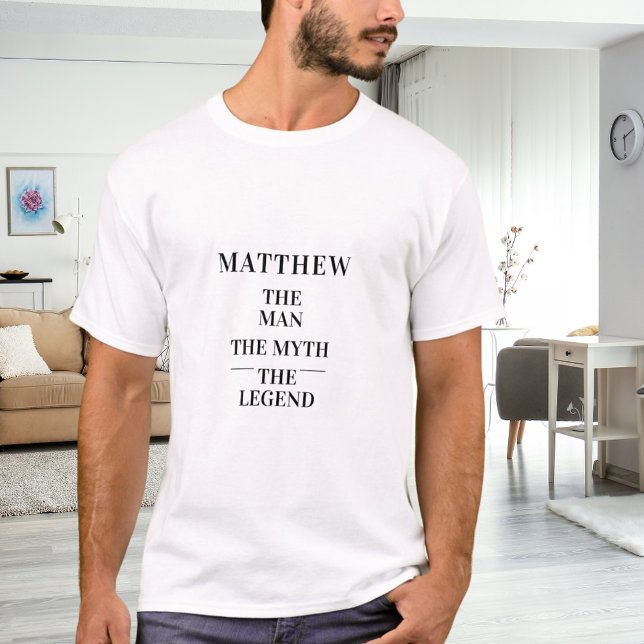 Man myth legend name T-Shirt (Creator Uploaded)