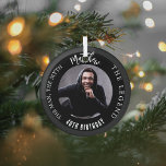 Man myth legend photo birthday<br><div class="desc">A classic black background.   Text: The Man,  The Myth,  The Legend. Personalize and add his name,  age and photo.</div>
