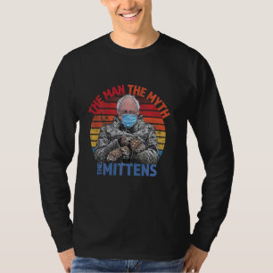 Man Myth Mittens Funny Inauguration Bernie Sanders T-Shirt