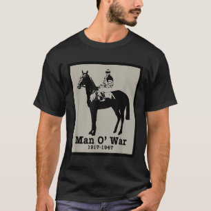 Man O War Vintage Race Horse T-Shirt
