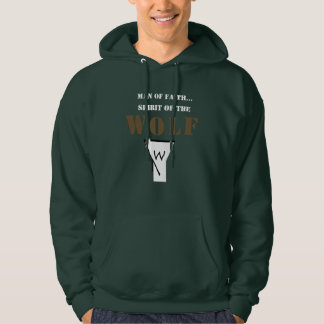 Man of Faith Spirit of Wolf Hoodie
