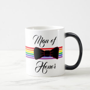 Man of Honour Burgundy  Bow Tie Coffee Mug