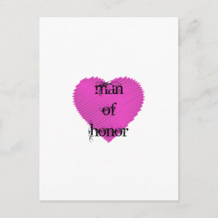 Man of Honour Postcard