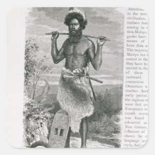 Man of New South Wales Square Sticker