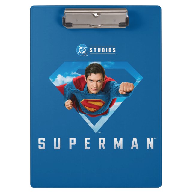 Man of Steel in Flight Clipboard (Front)
