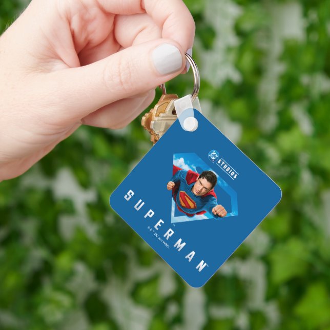 Man of Steel in Flight Keychain (Hand)