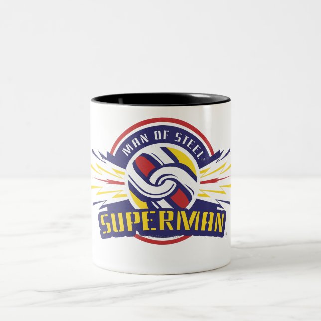 Man of Steel - Superman Two-Tone Coffee Mug (Center)