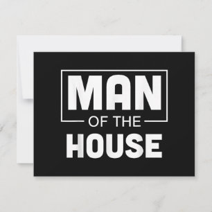 Man Of The House Holiday Card