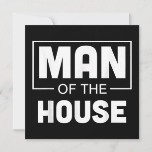 Man Of The House Invitation