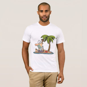 Man On A Deserted Island Mens T-Shirt